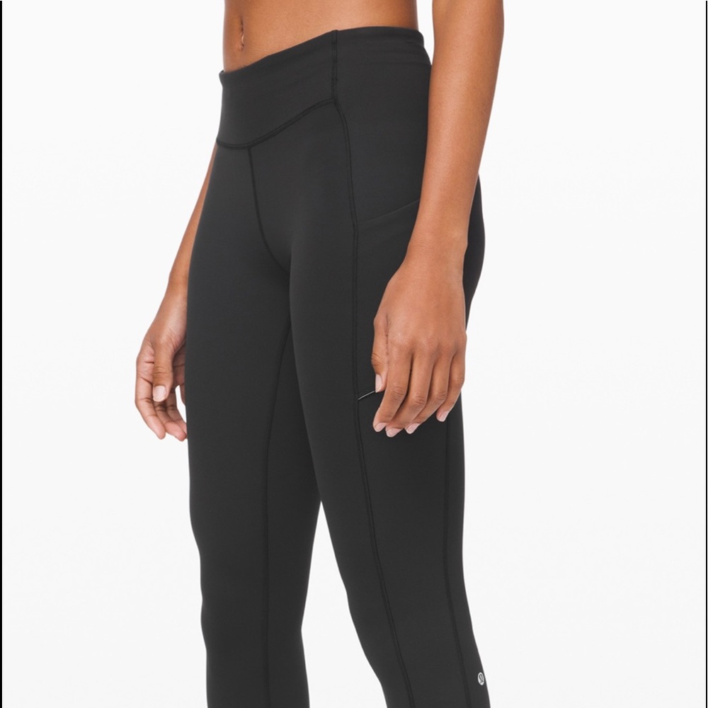 Lululemon Speed Up Tight 28" Size 6 Black